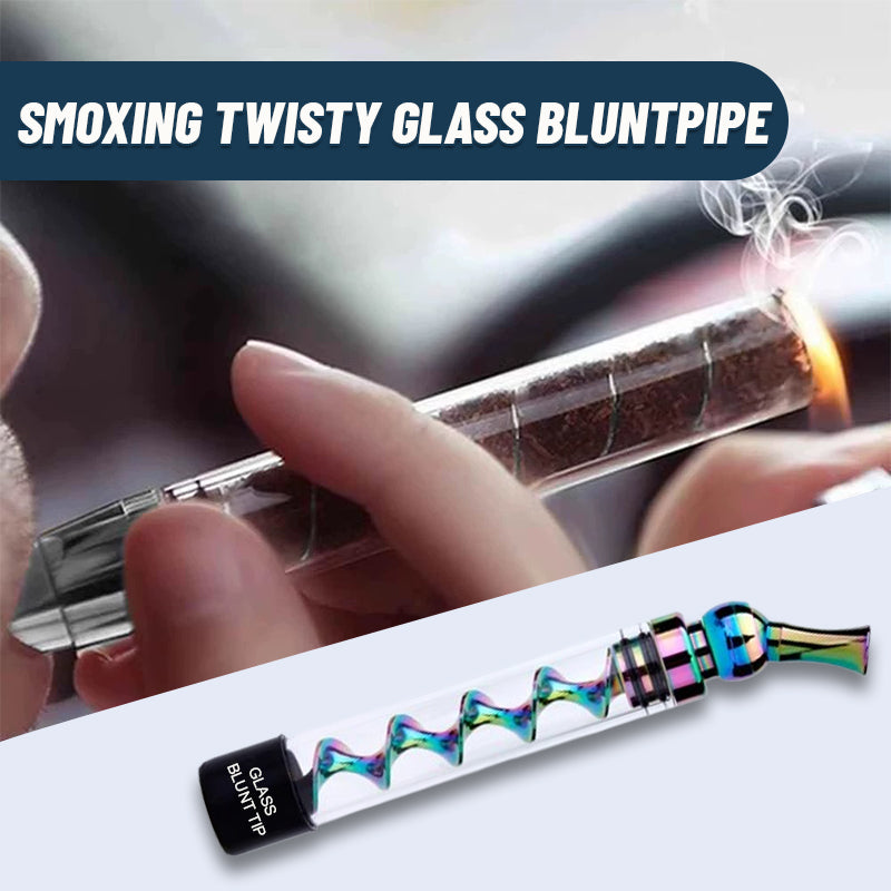 1pc Glass Blunt Twist Pipe Assembly Cleaning Tool And - Temu
